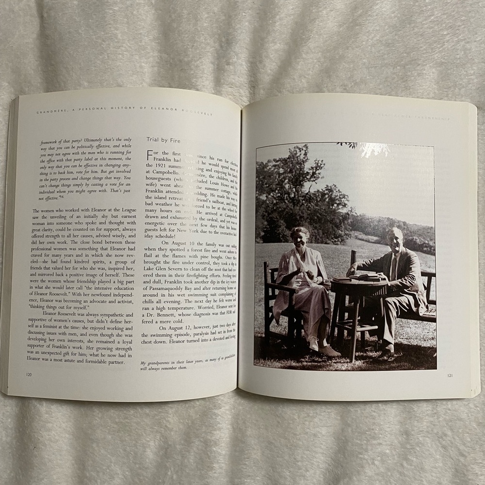 Grandmere 2002 Eleanor Roosevelt Personal History Biography - Picture 3 of 5